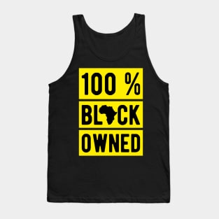 100%black owned Tank Top